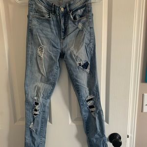 High Wasted Garage Skinny Jeans